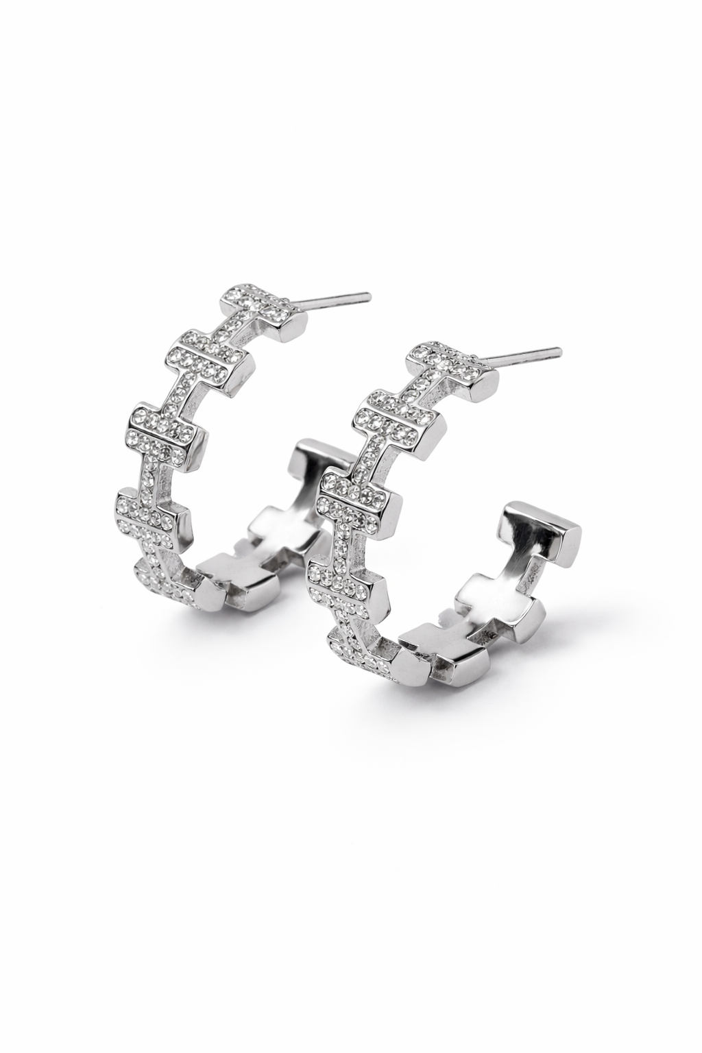 Luxe Chain Hoop Edelstahl