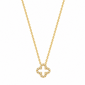 Aurora Clover Necklace 14K vergoldet