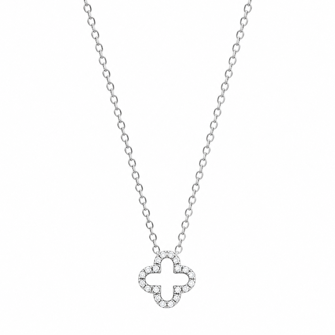 Aurora Clover Necklace 14K vergoldet