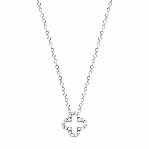 Aurora Clover Necklace 14K vergoldet