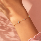 Royal Clover Bracelet 14K vergoldet