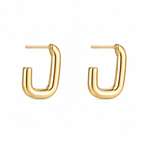 Pave Square 14K vergoldet