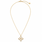 Pave Luxe Necklace 14K vergoldet