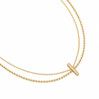 Golden Halo Necklace 14K vergoldet