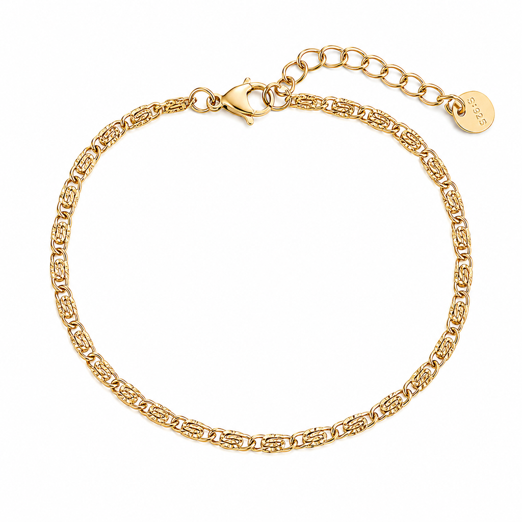 Royal Chain Bracelet 14K vergoldet
