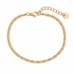 Royal Chain Bracelet 14K vergoldet