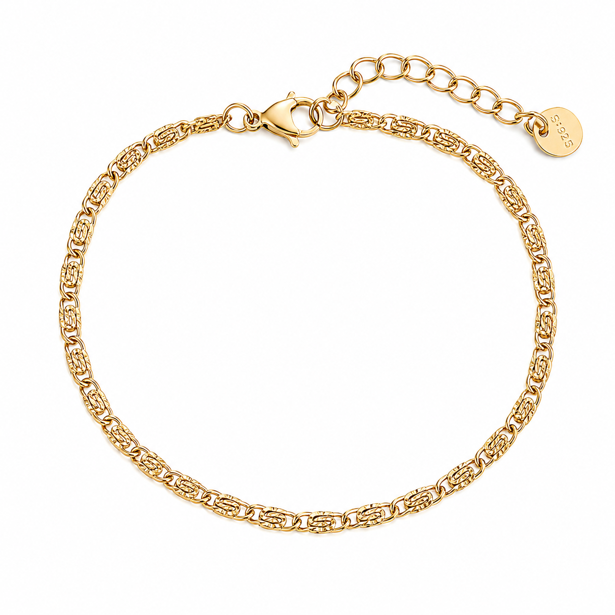 Royal Chain Bracelet 14K vergoldet