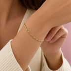 Royal Chain Bracelet 14K vergoldet