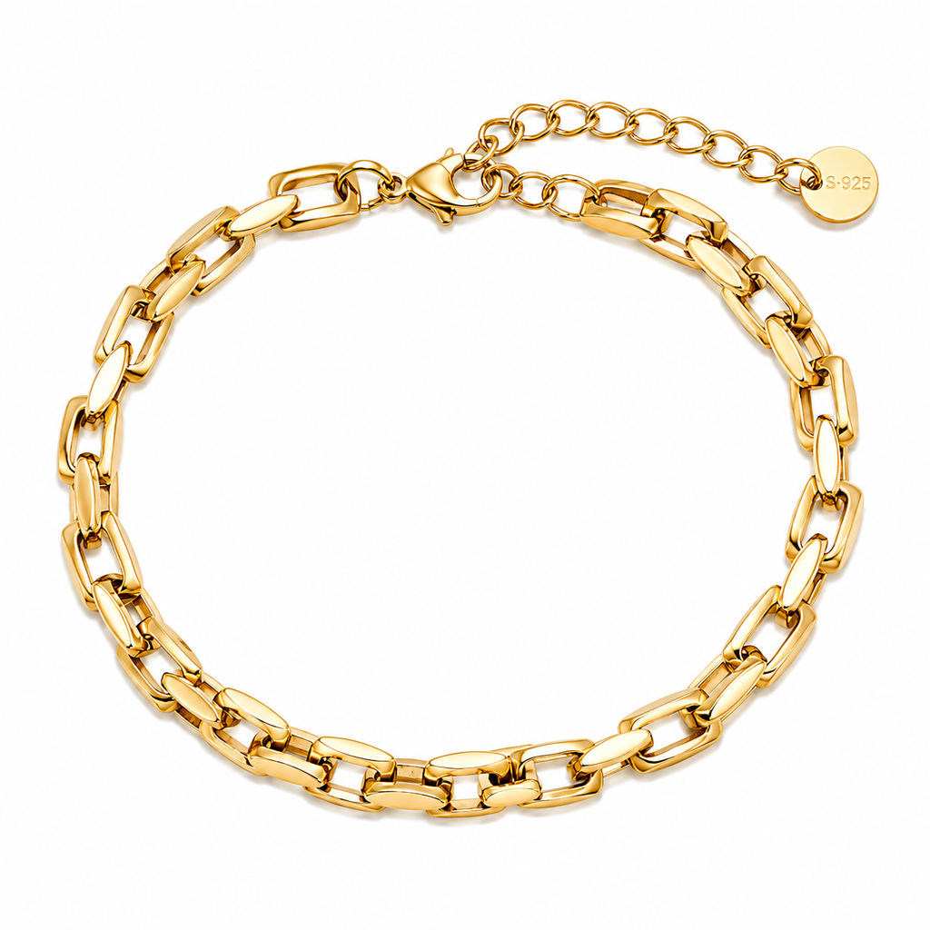 Velvet Chain Bracelet 14K vergoldet