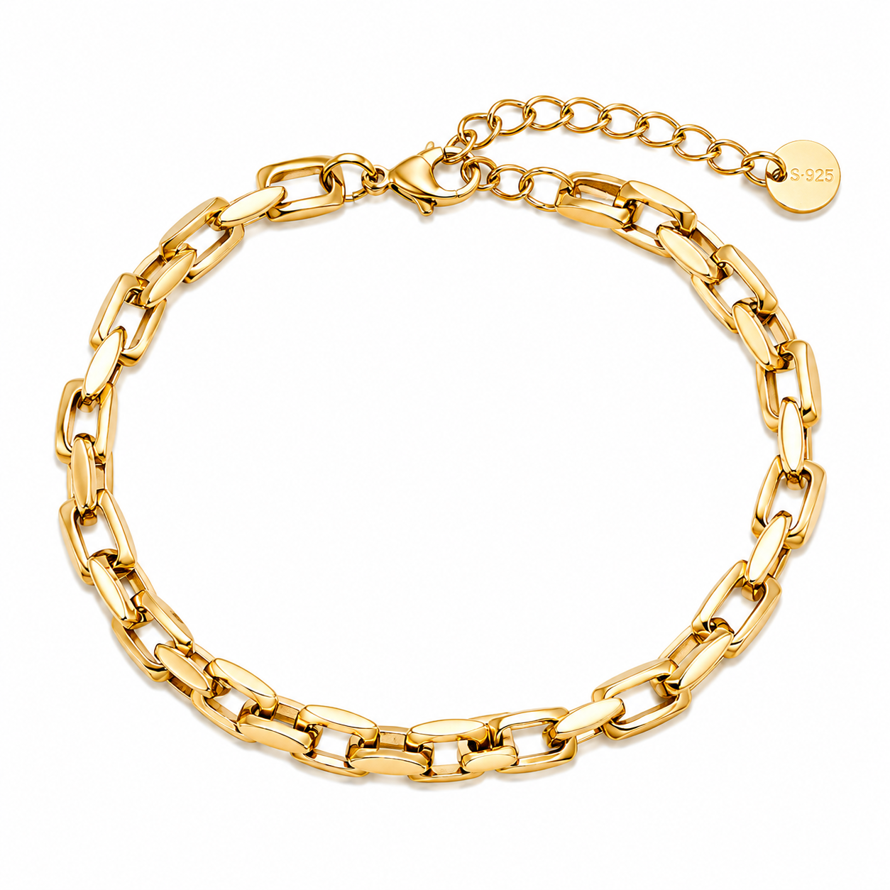 Velvet Chain Bracelet 14K vergoldet