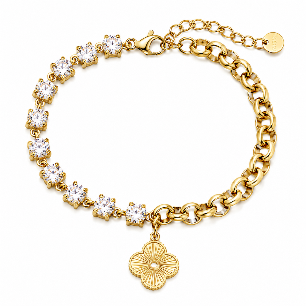 Golden Spark Bracelet 14K vergoldet