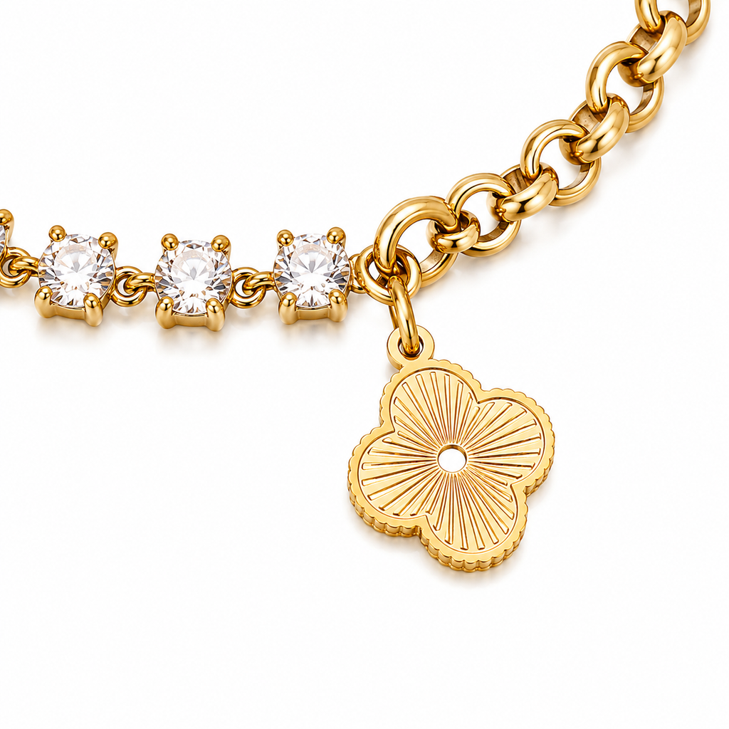 Golden Spark Bracelet 14K vergoldet