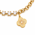 Golden Spark Bracelet 14K vergoldet