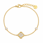 Aurora Clover Bracelet 14K vergoldet