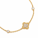 Aurora Clover Bracelet 14K vergoldet