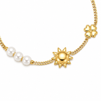 Amora Charm Bracelet 14K vergoldet