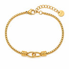 Golden Knot Bracelet 14K vergoldet