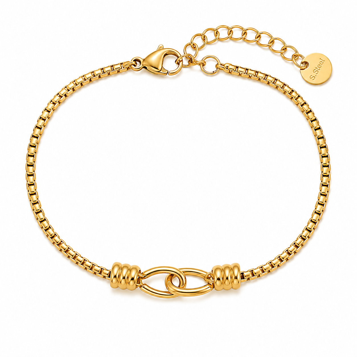 Golden Knot Bracelet 14K vergoldet