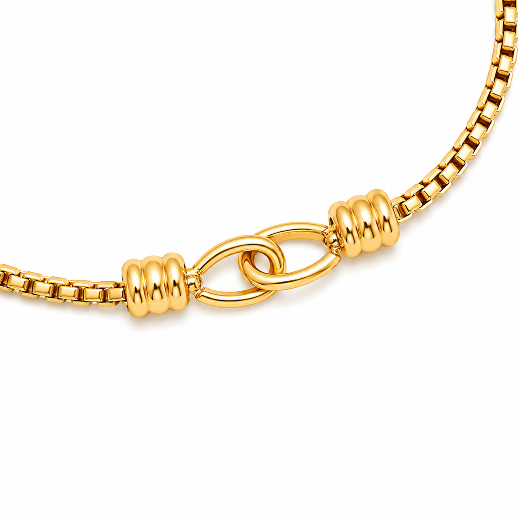 Golden Knot Bracelet 14K vergoldet