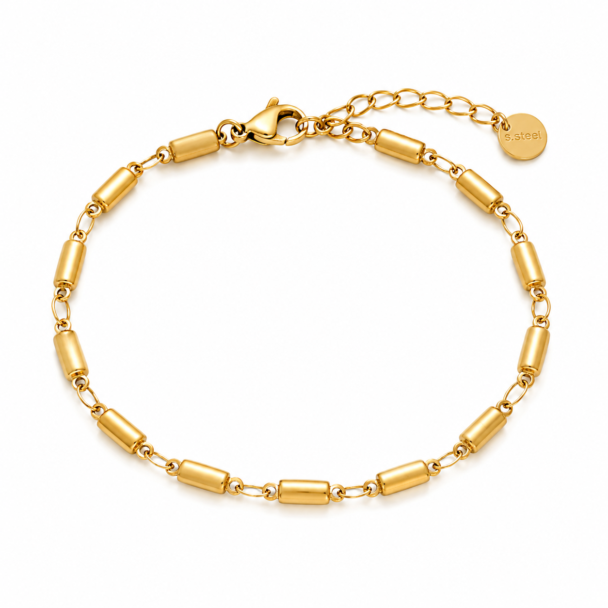 Golden Bar Bracelet 14K vergoldet