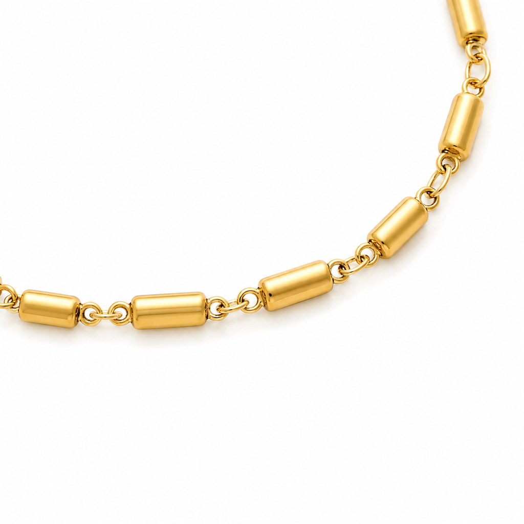 Golden Bar Bracelet 14K vergoldet