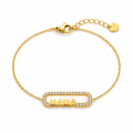 Mama Luxe Bracelet 14K vergoldet