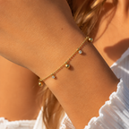 Crystal Glow Bracelet 14K vergoldet