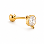 Crystal Luxe Piercing 14K vergoldet