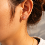 Crystal Blossom Piercing 14K vergoldet