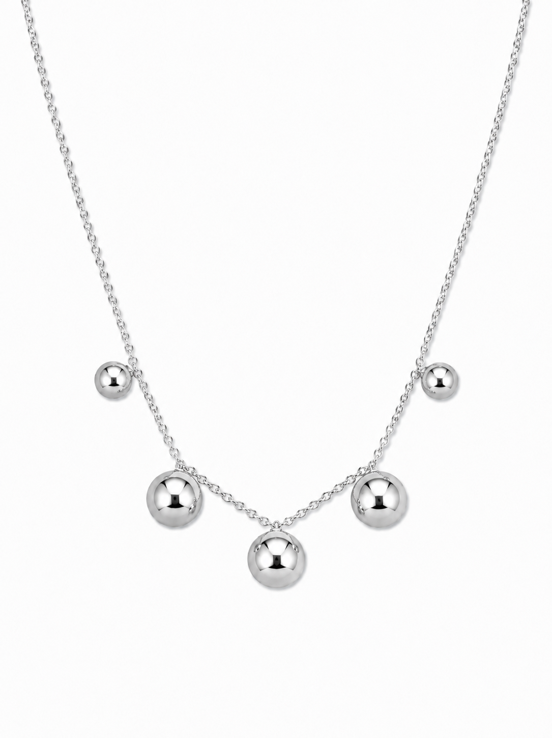 Luna Dots Necklace 14K vergoldet