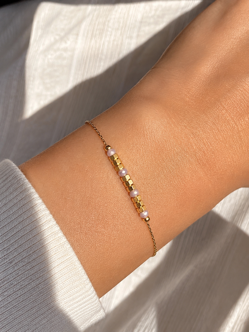 Blush Gold Bracelet 14K vergoldet