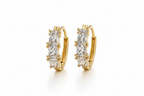 Luxe Prism Hoops 14K vergoldet