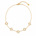 Lucky Clover Necklace 14K gold-plated