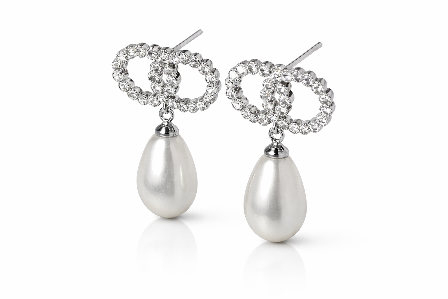 Royal Pearl Zirkonia Ohrringe