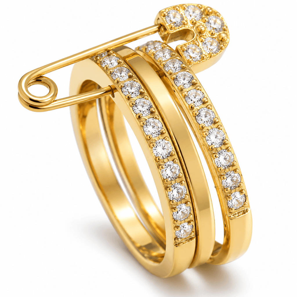 Pave Royale Ring 18K vergoldet