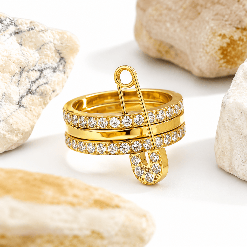 Pave Royale Ring 18K vergoldet