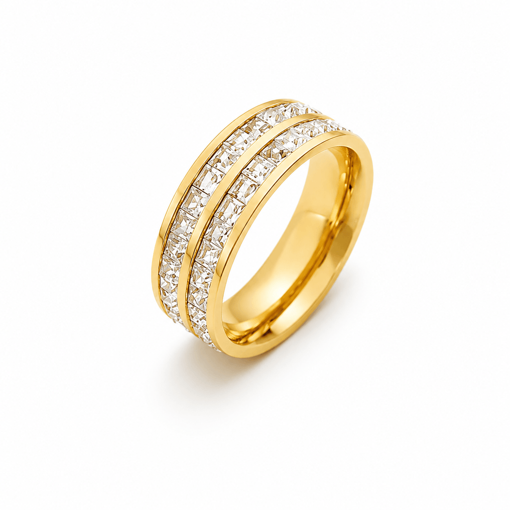 Trinity Luxe Ring 18K vergoldet