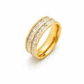 Trinity Luxe Ring 18K vergoldet