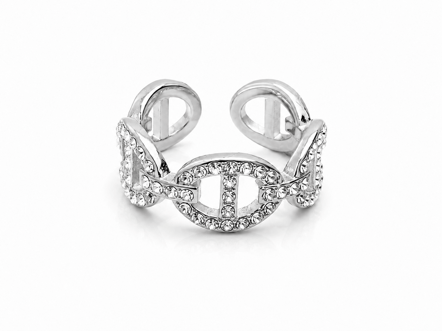 Pave Luxe Ring 14K vergoldet