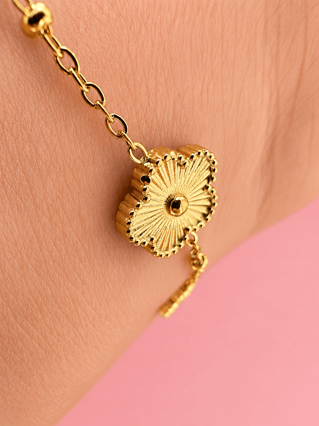 Golden Lucky Leaf Luxe Armband