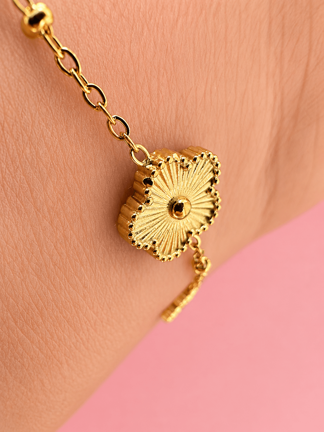 Golden Lucky Leaf Luxe Armband