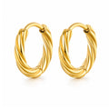 Luna Twist 18K vergoldet