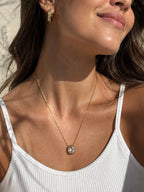 Pearl Bloom Necklace 14K vergoldet