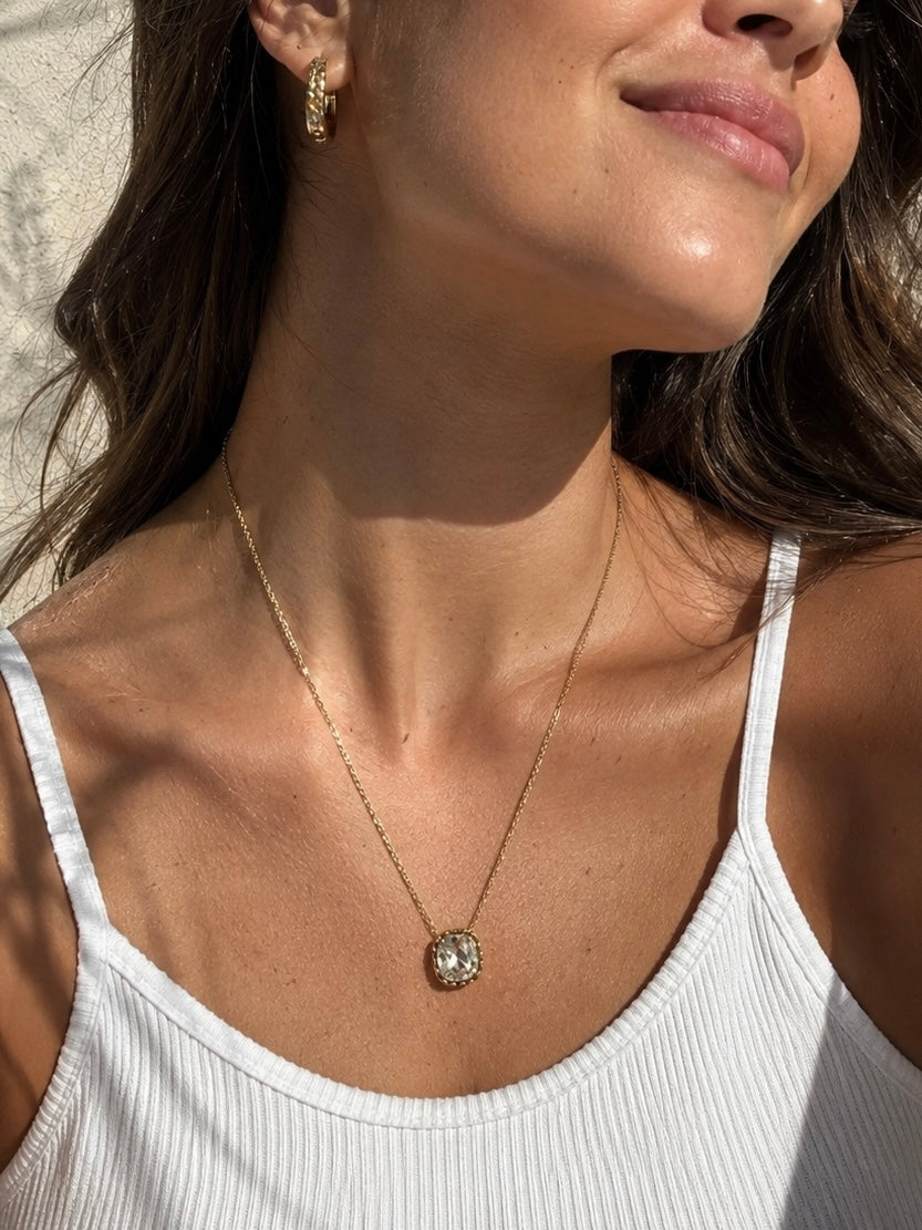 Pearl Bloom Necklace 14K vergoldet