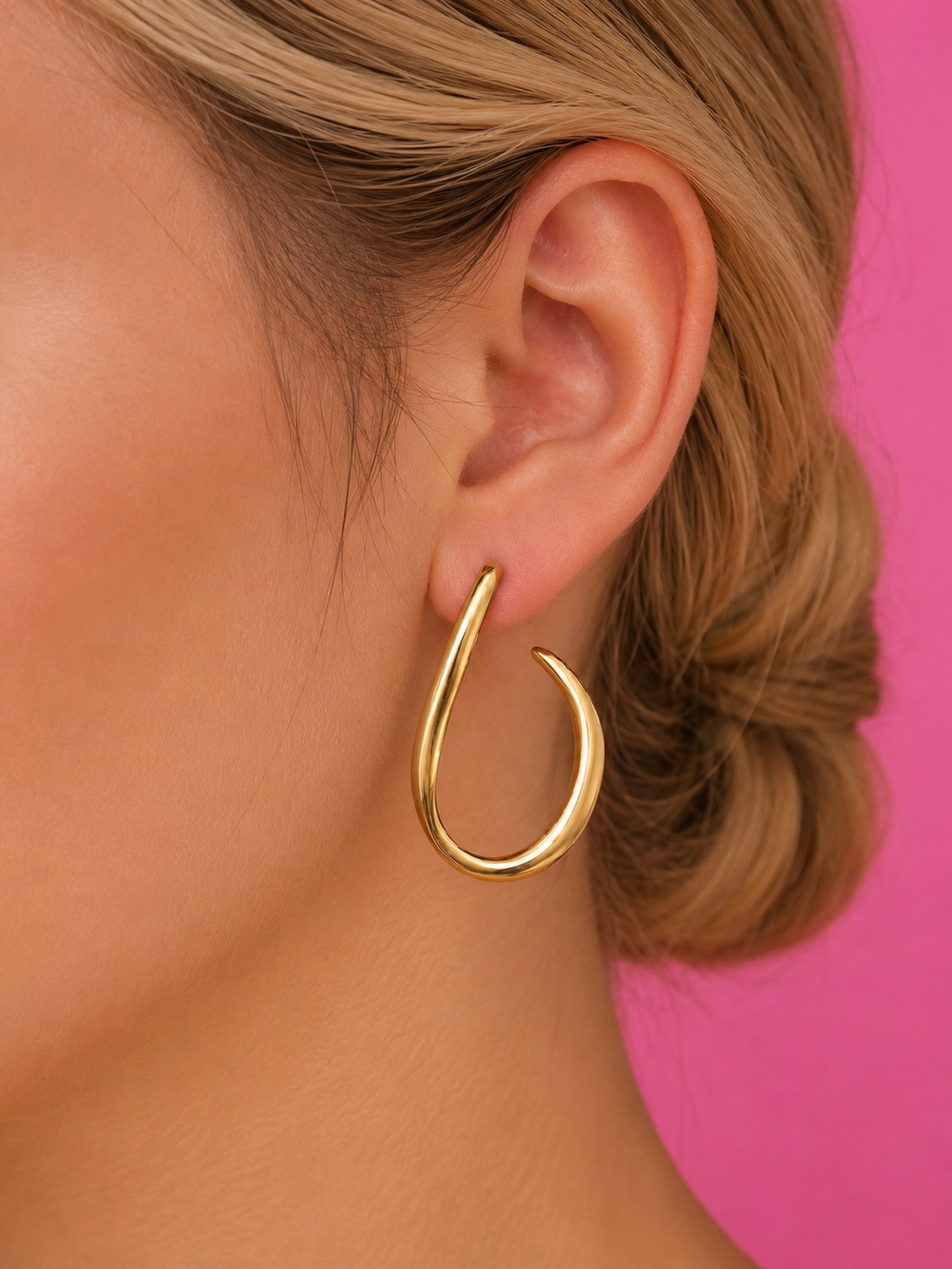 Lunessa Hoops 14K vergoldet