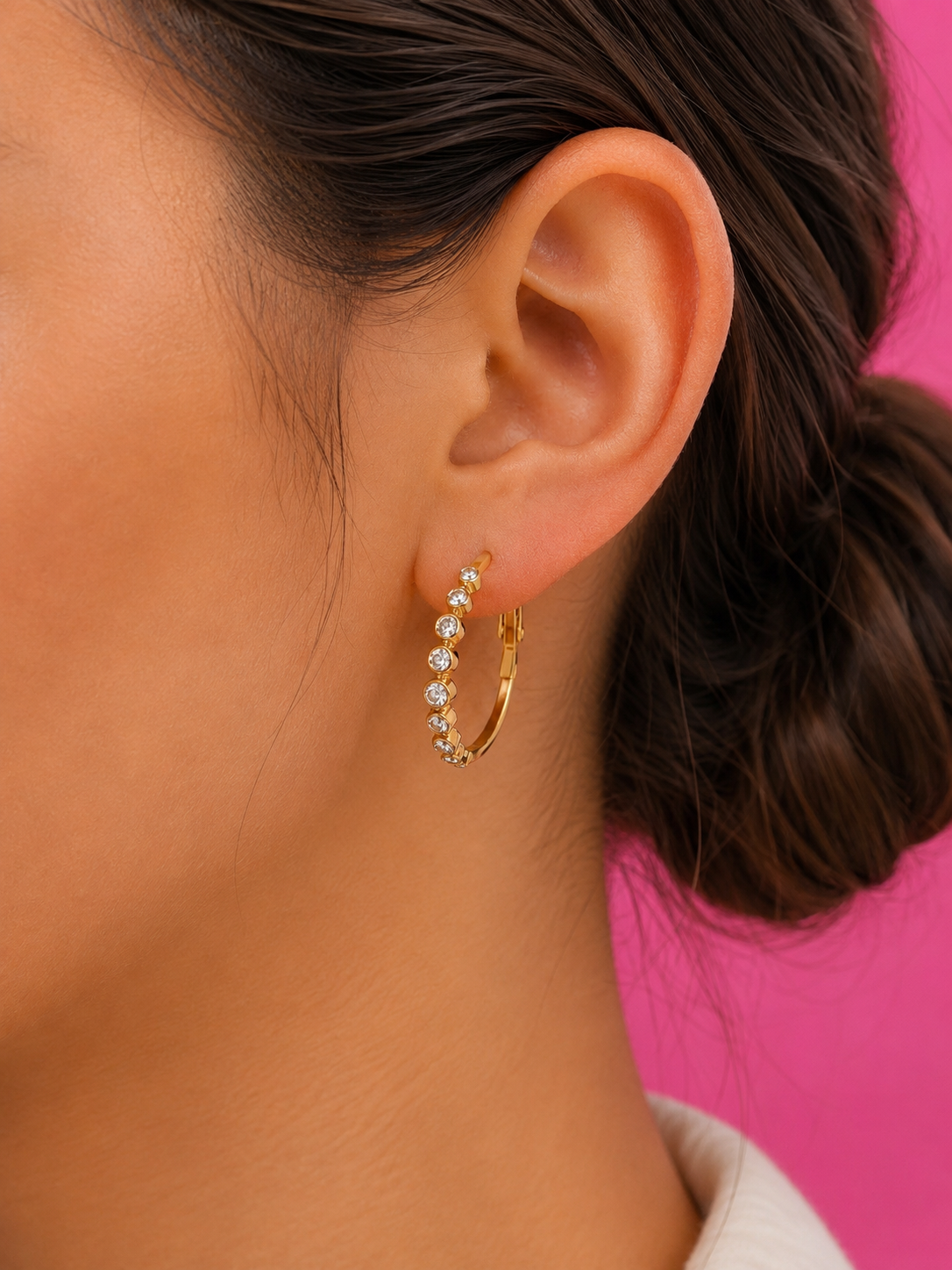 Liora Shine Hoops 14K vergoldet
