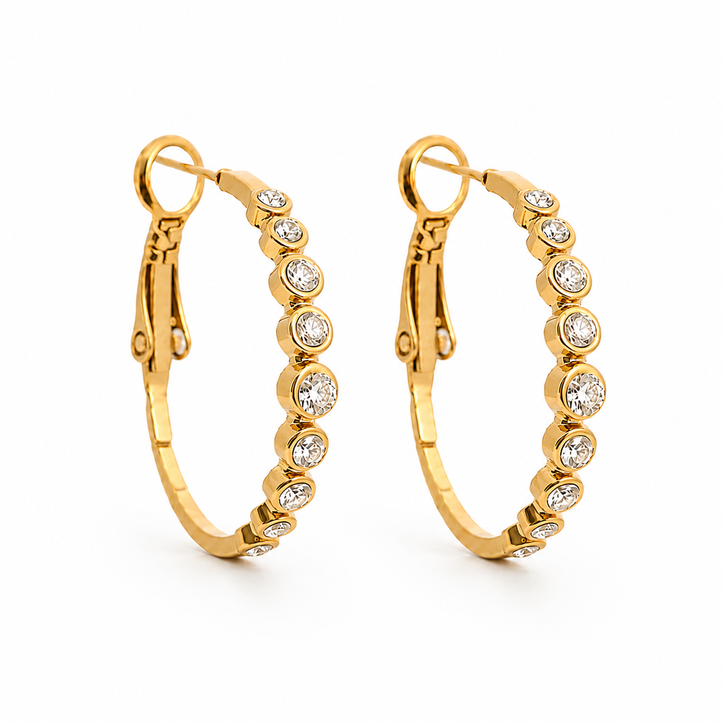 Liora Shine Hoops 14K vergoldet