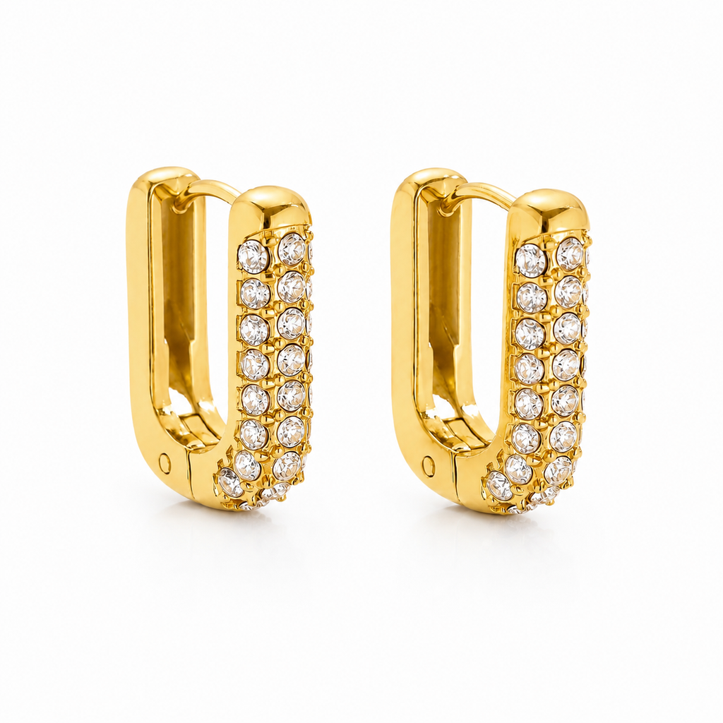 Aurelia Spark Hoops 14K Gold Plated