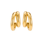Luxe Curve Earrings 14K vergoldet