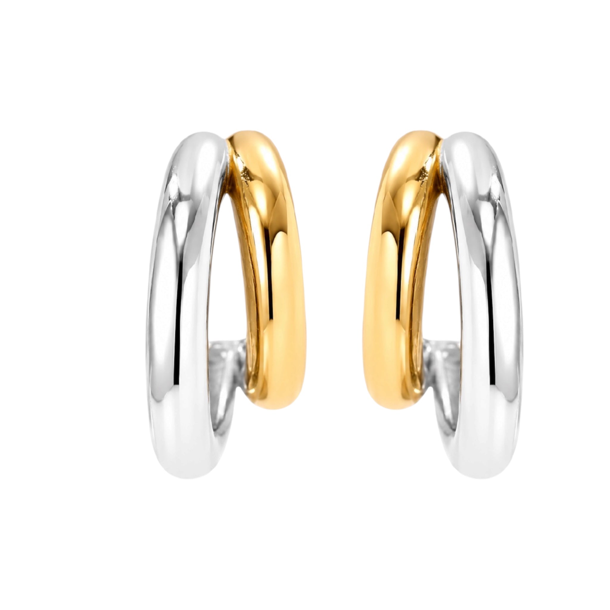Luxe Curve Earrings 14K vergoldet